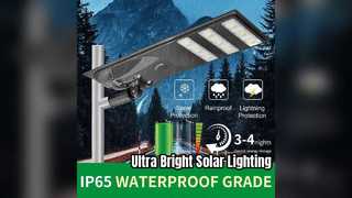 Ultra Bright Solar Street Lights Waterproof Outdoor Lighting